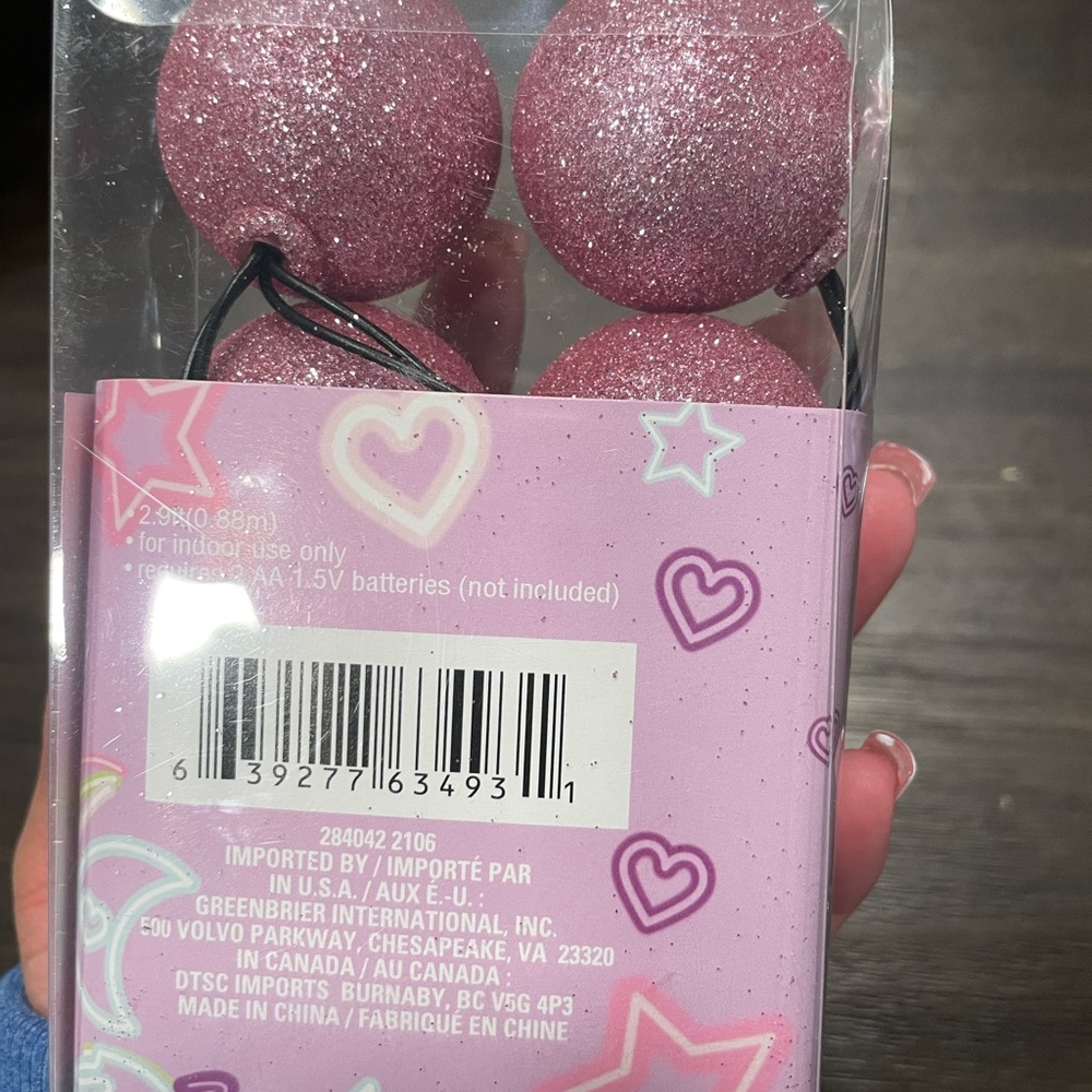 Pink String Lights - Picture 2 of 2